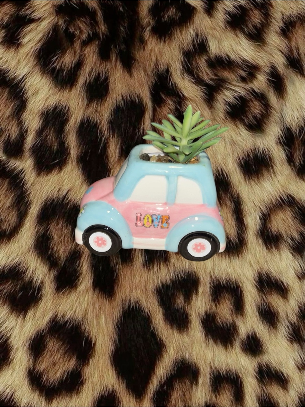 Car Faux Planter Decor